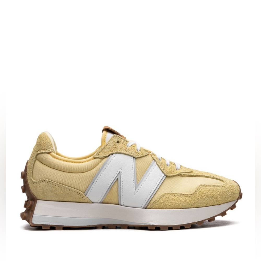 NEW BALANCE 327 casual Women's Sneakers YELLOW SIZE 8.5